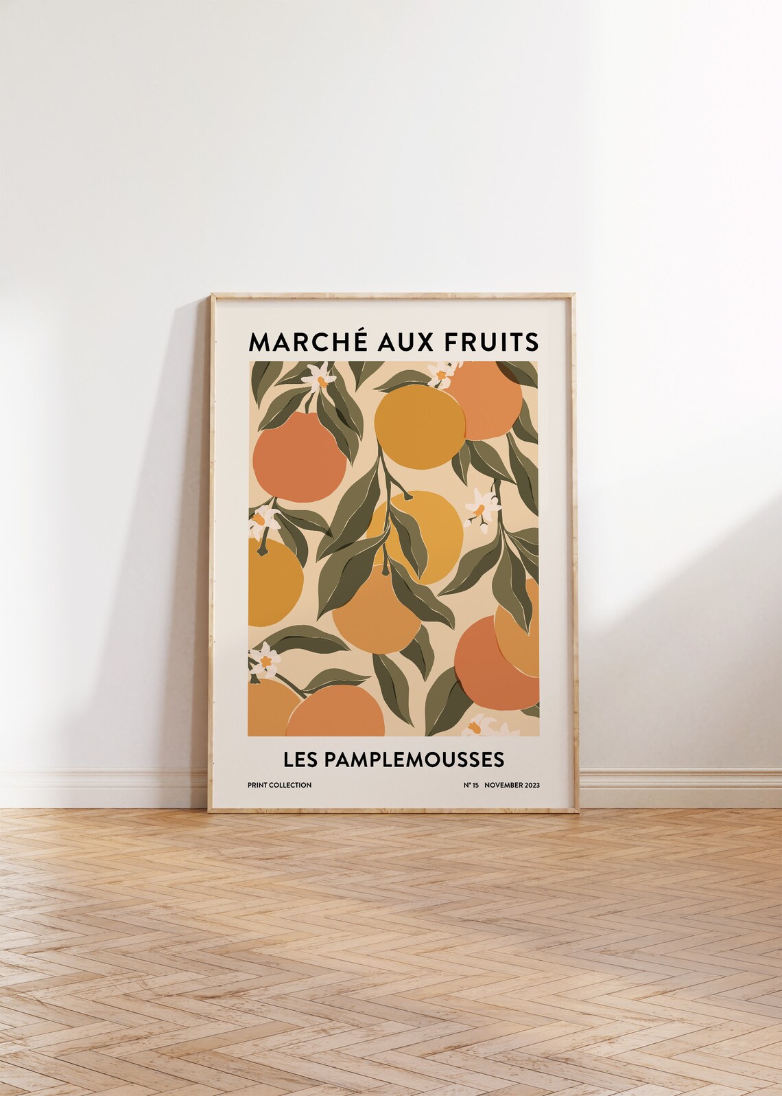 Grapefruit Print, Botanical Kitchen Art Print - Image 2