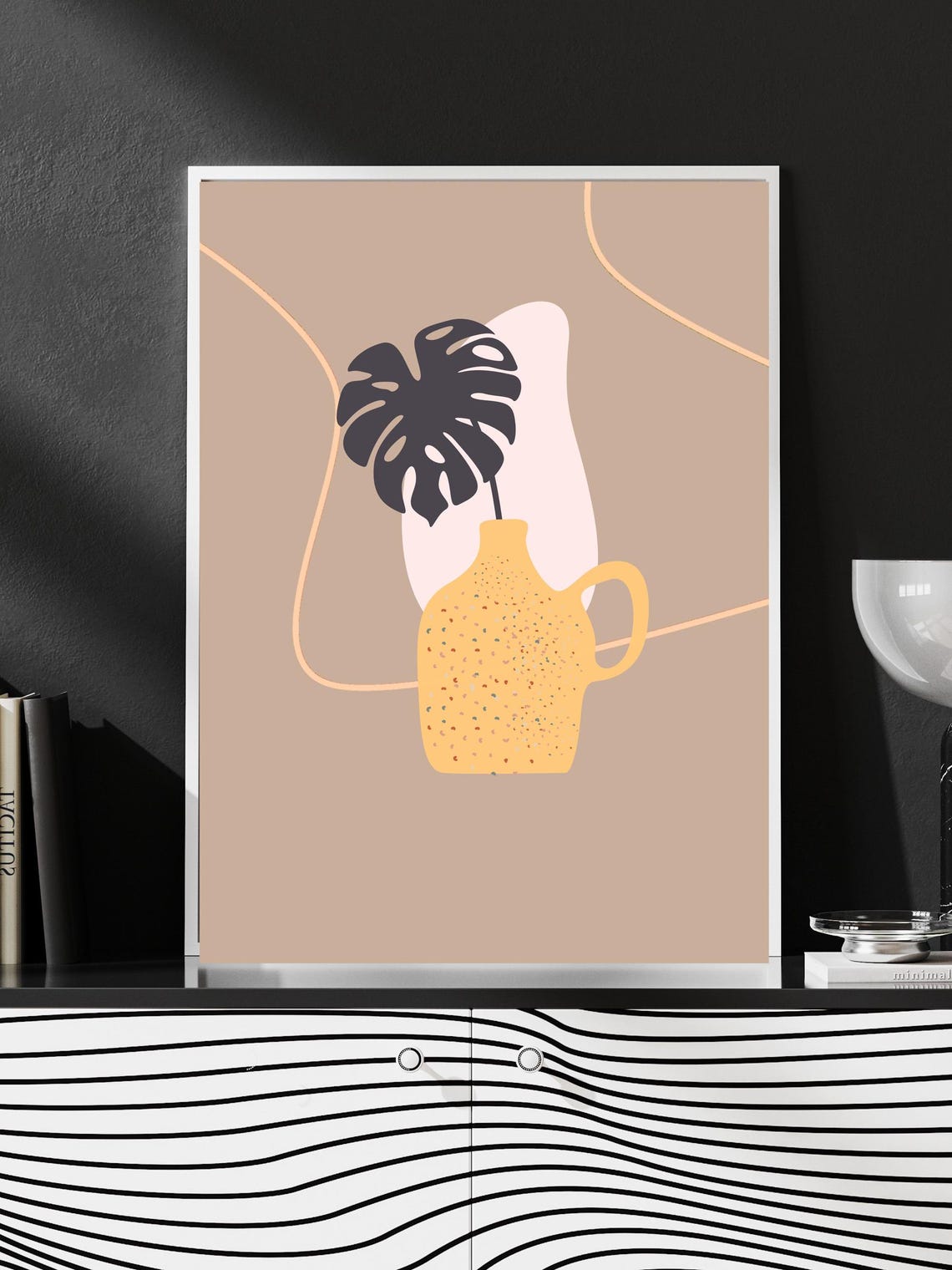 Botanical Art Print, Modern Wall Decor - Image 2