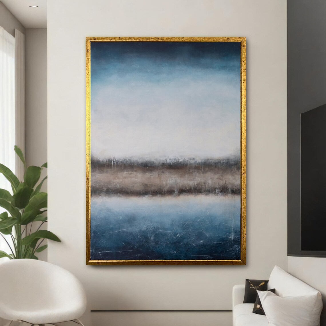 Modern Abstract Landscape Art Print, Home Decor Gift - Image 5