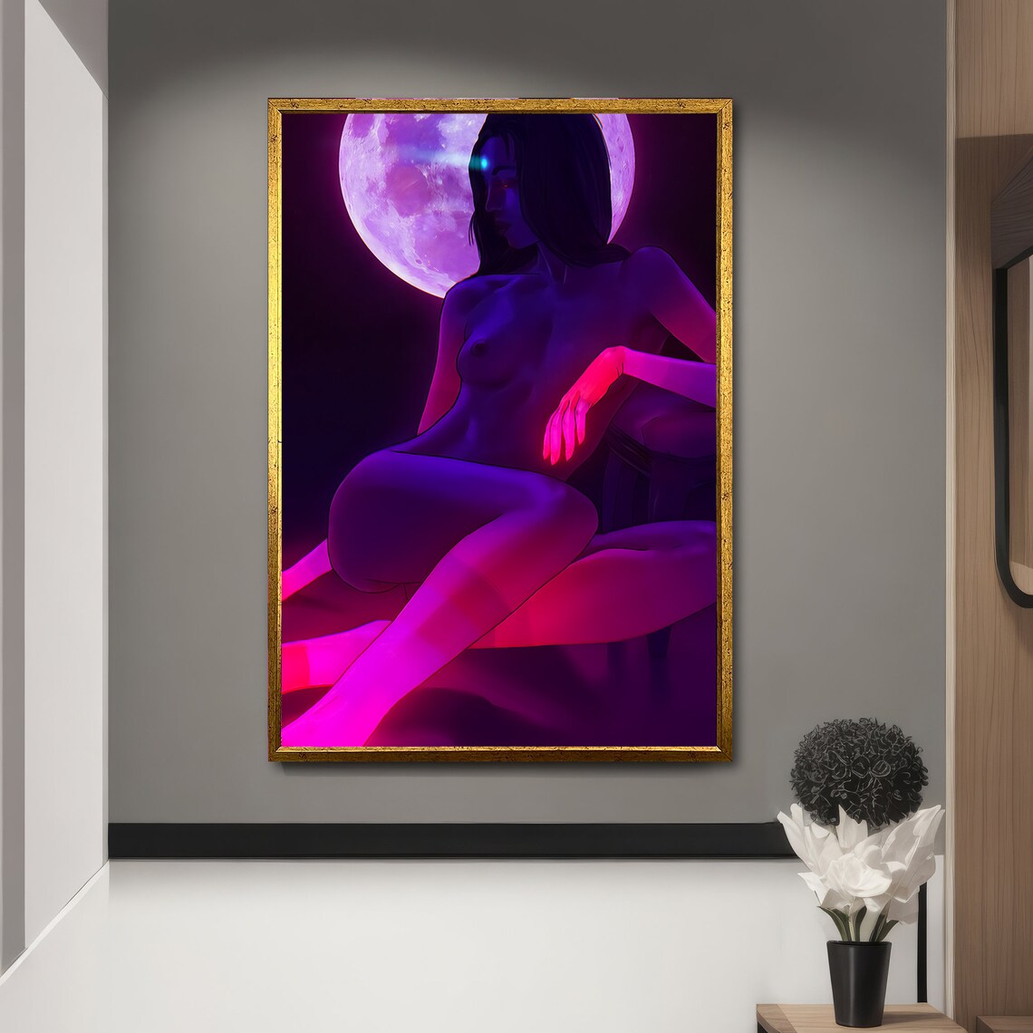 Moonlit Seduction - Traditional Travel Poster - Image 5