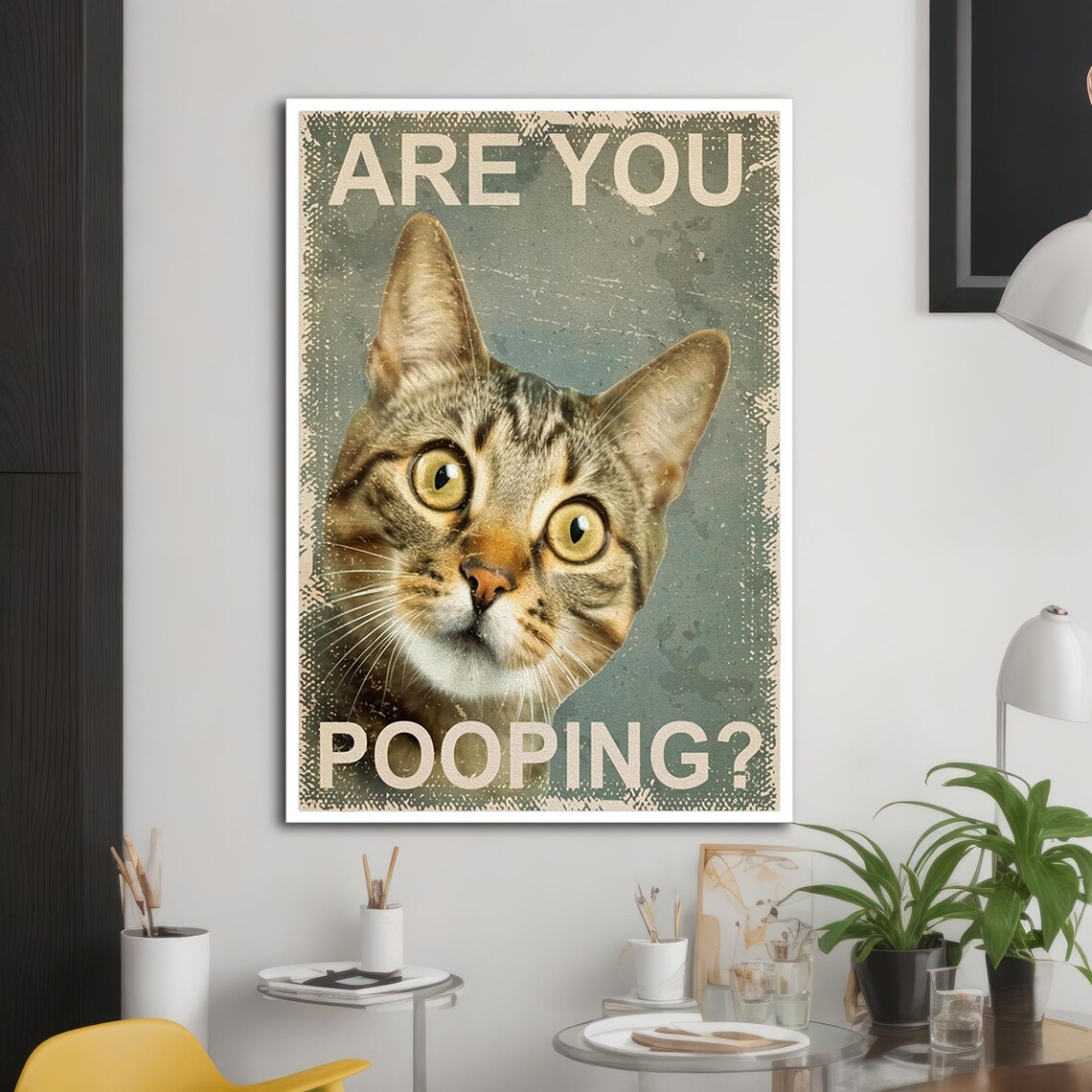 Lovely Cat Portrait, Nature Pet Art Print - Image 2