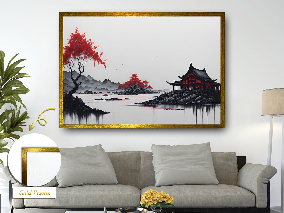 Ancient Chinese Huts, Cultural Heritage Art Print - Image 5