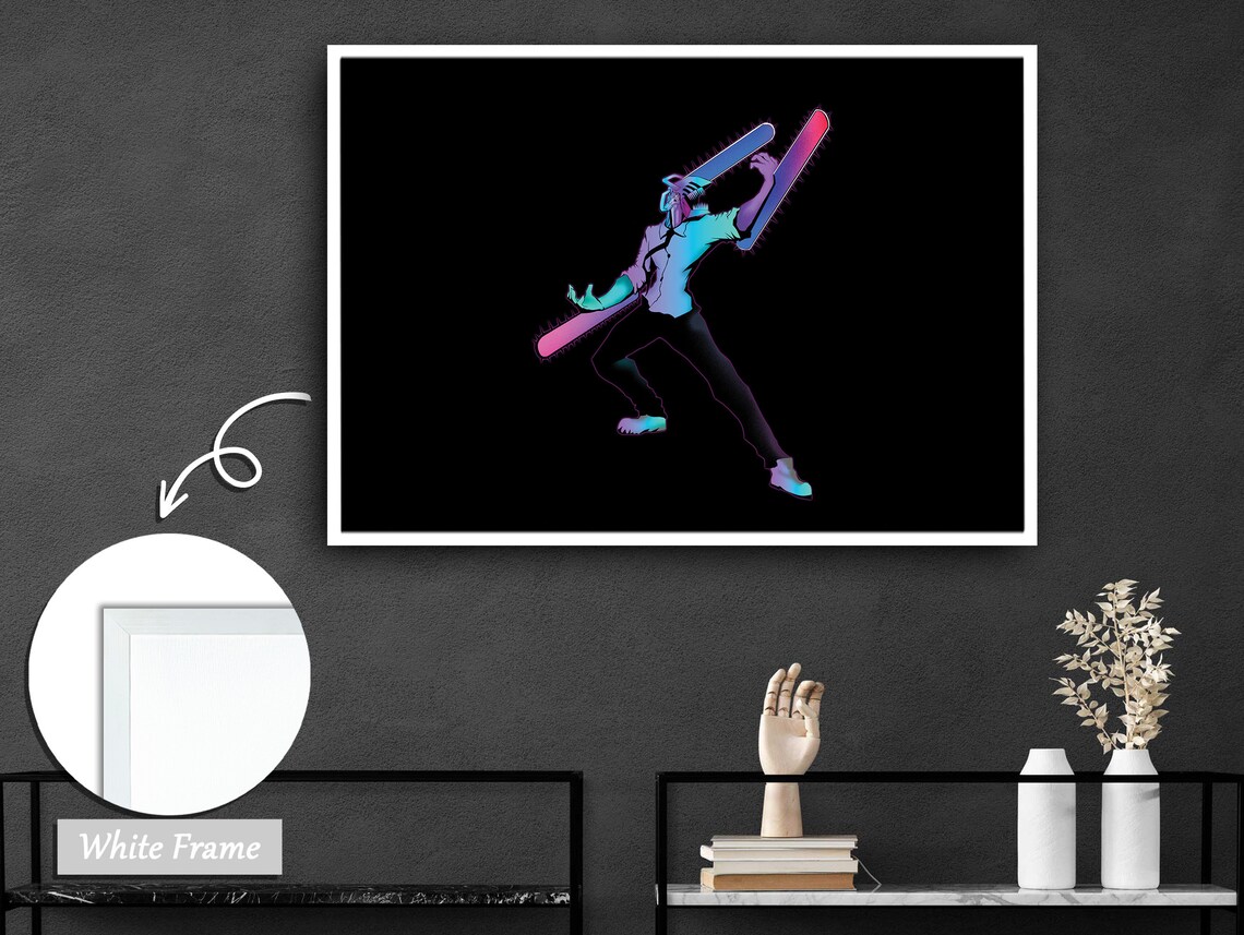 Neon Dance Rhythm Movement, Contemporary Poster Print - Image 3