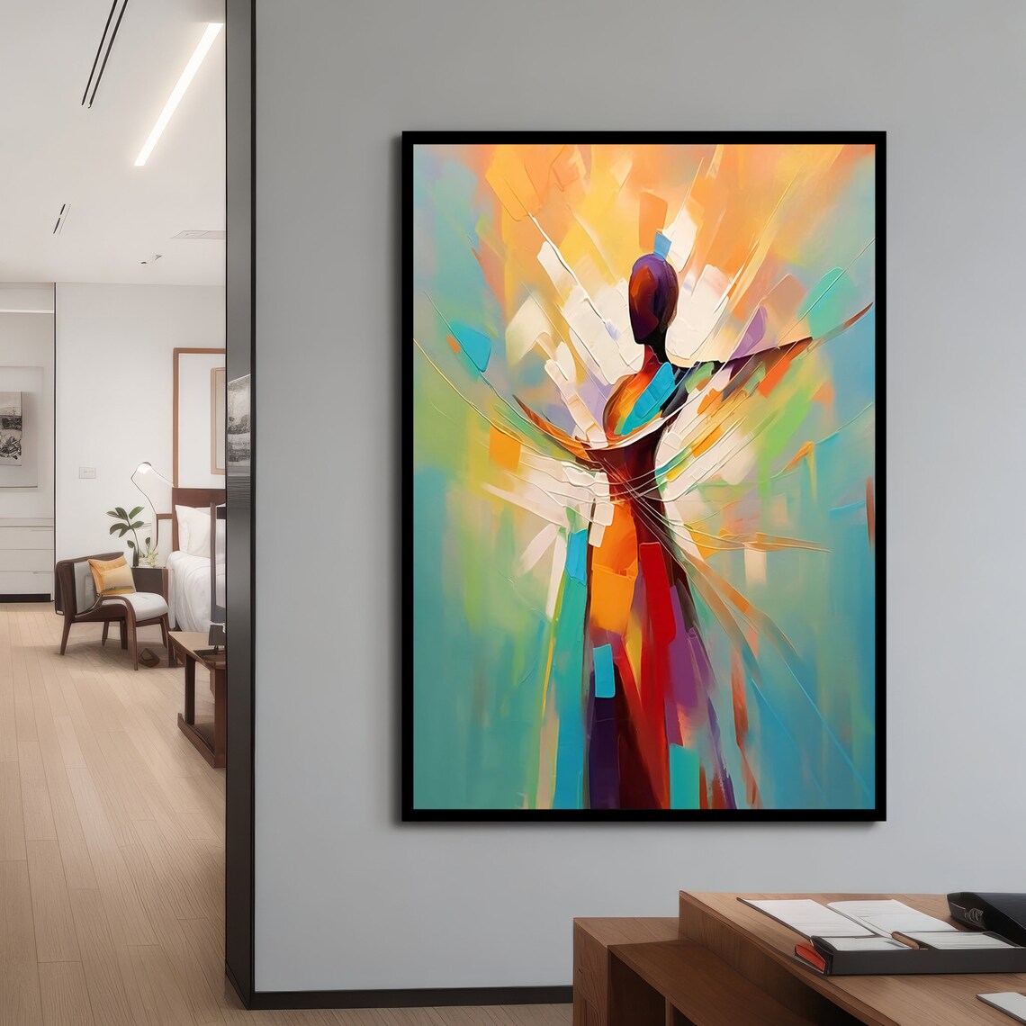Abstract Dance Modern Ballet Dancer, Home Decor - Image 4