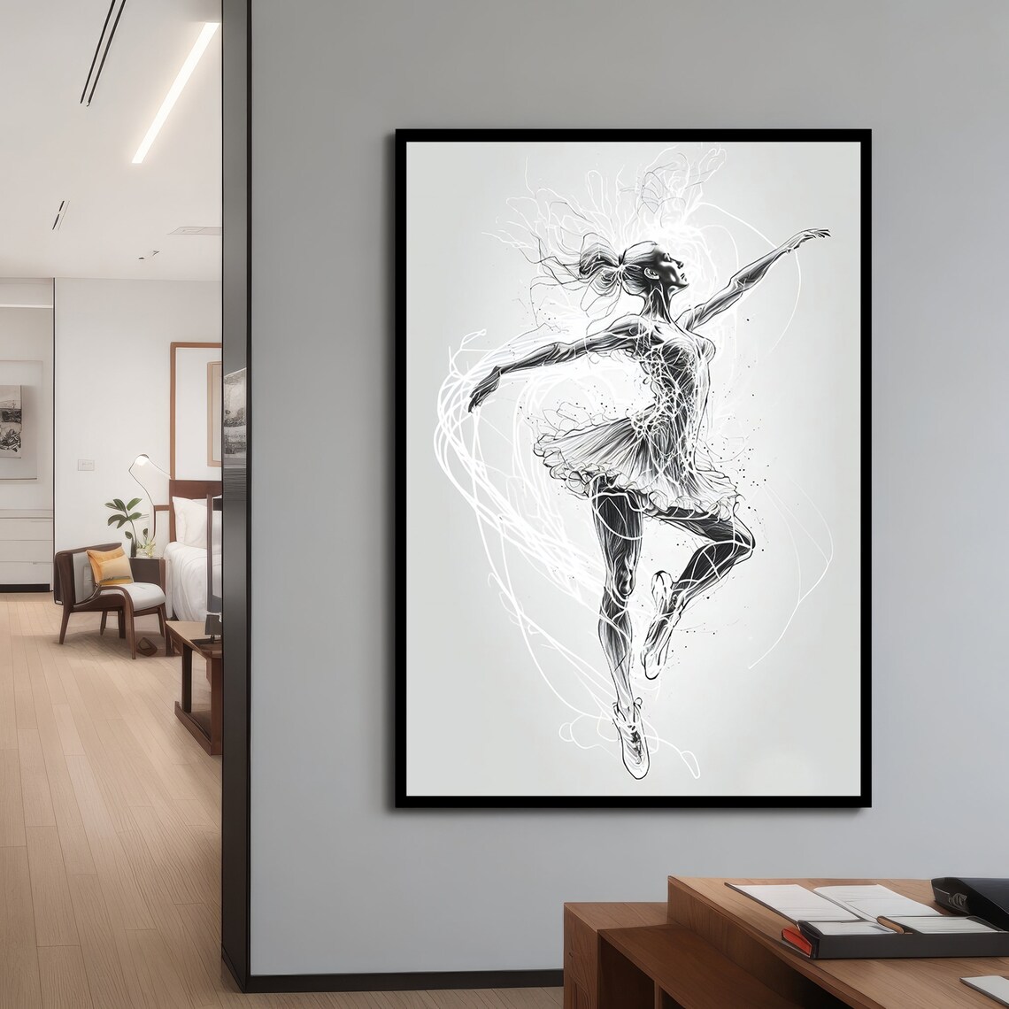 Abstract Ballet Dancer, Modern Dance Art - Image 4