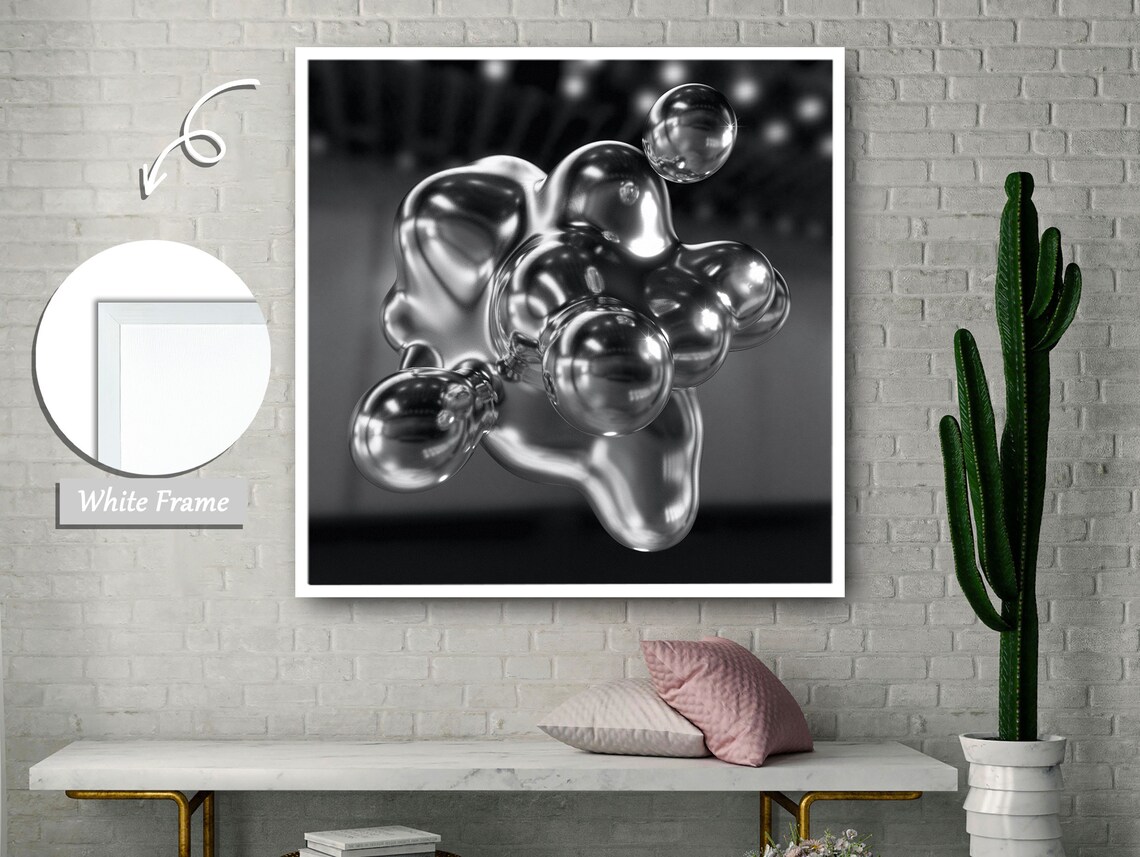 Molecular Dispersal Of Water Droplets Art Print - Image 3