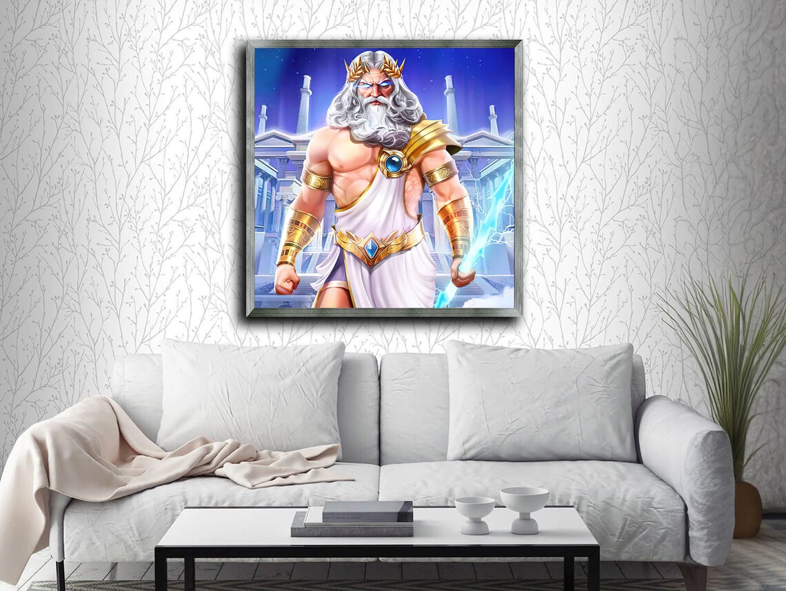 Zeus The Thunderer, Greek Mythology Art Print - Image 5