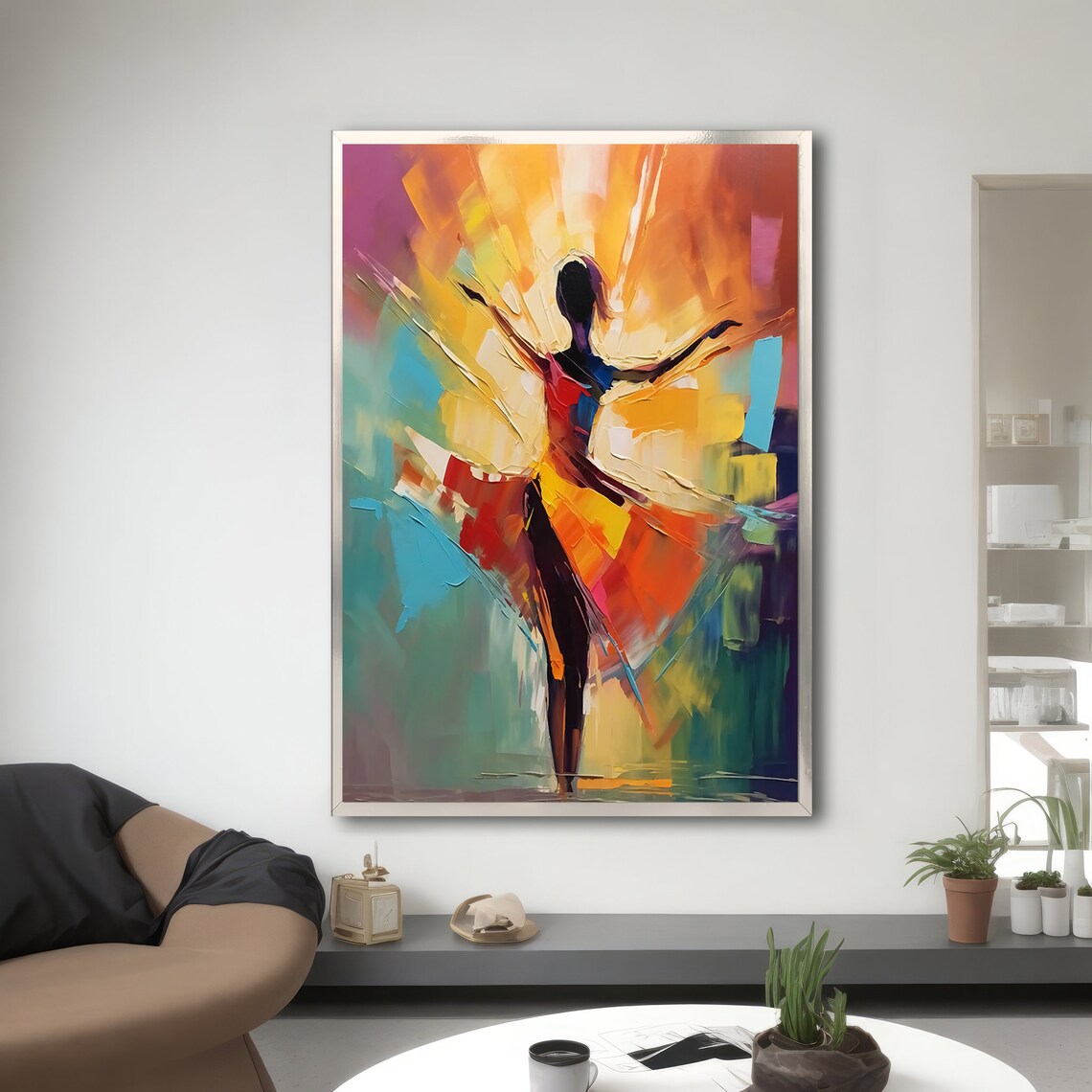 Abstract Dance Modern Ballet Dancer Art Print - Image 3