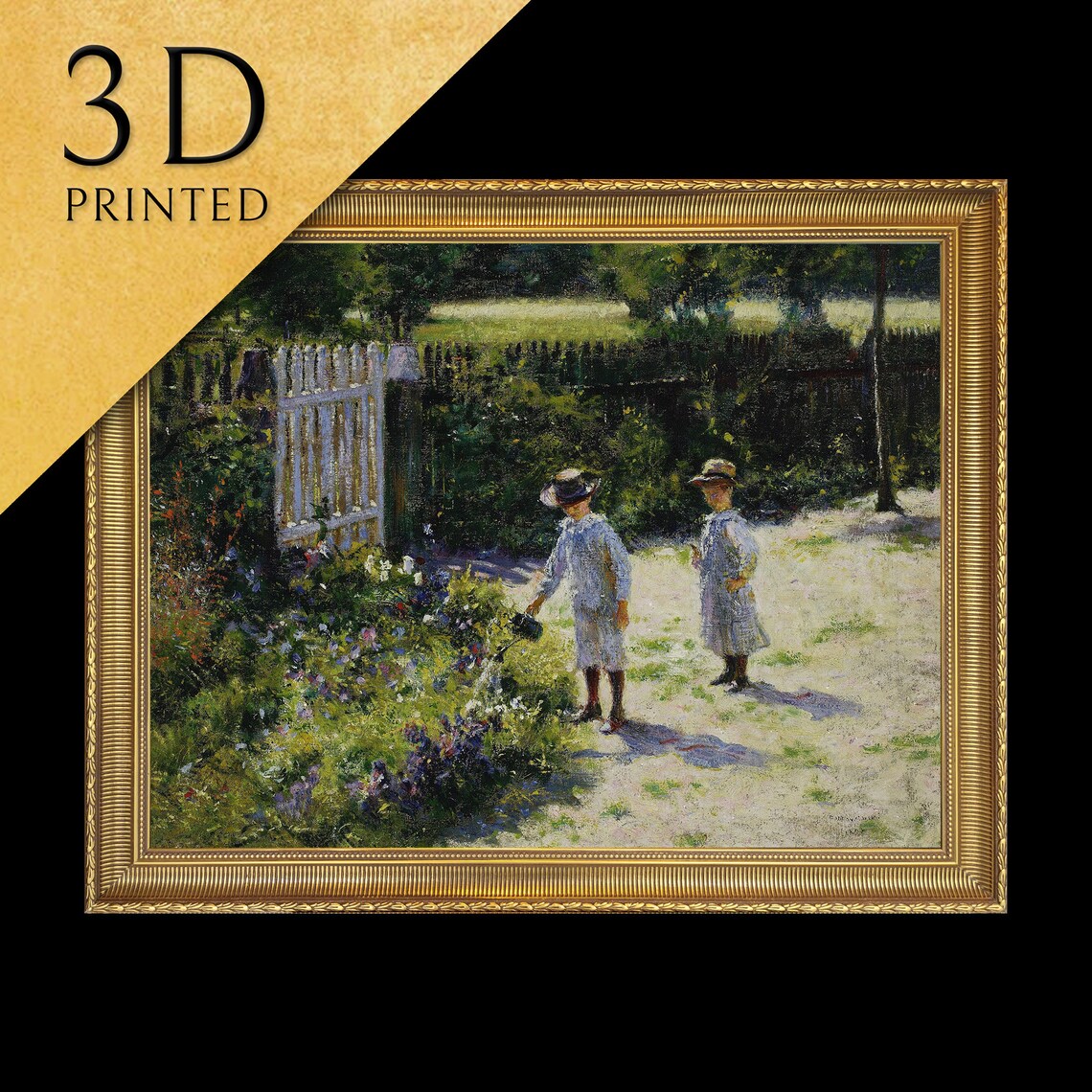 Children in the Garden by Wladyslaw Podkowinski Summer Poster