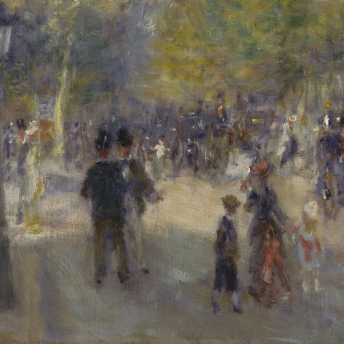 Renoir The Grands Boulevards Paris Street Scene 1875 Impressionist Poster - Image 2