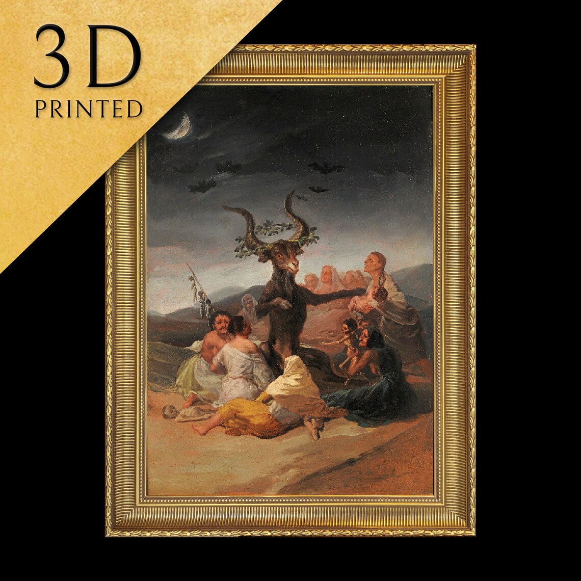 Witches Sabbath by Francisco Goya Art Print - Image 3
