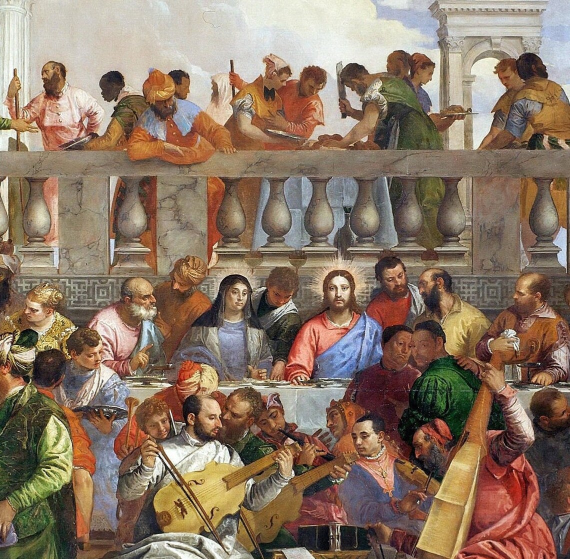 Paolo Veronese Wedding at Cana Grand Banquet Renaissance Feast Poster - Image 2