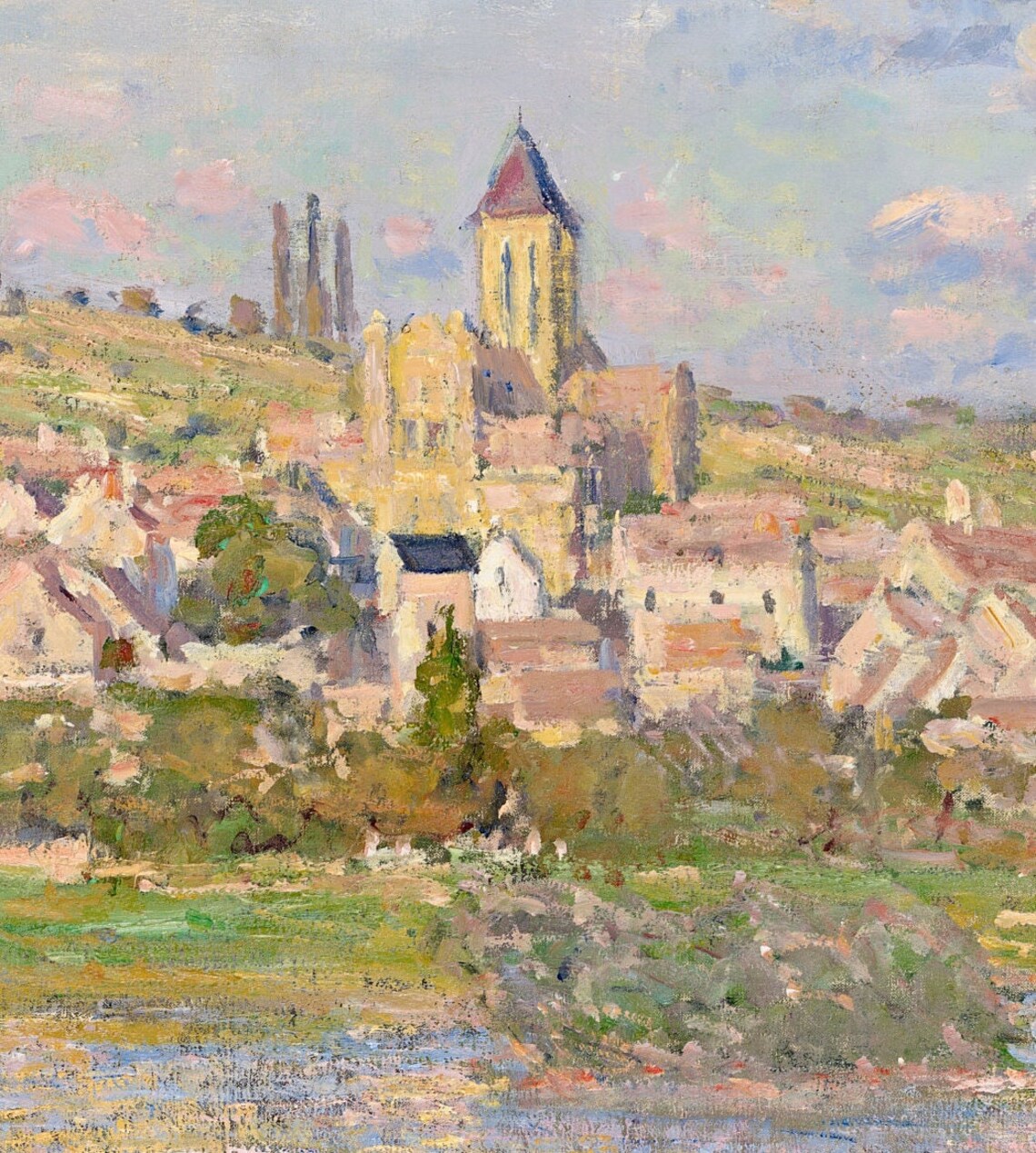 Vetheuil by Claude Monet, Oil-Painting Style Print - Image 3