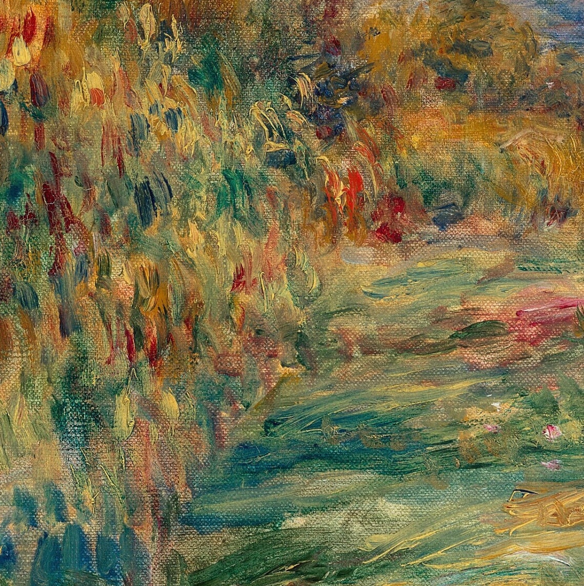 Pierre Renoir Cagnes Autumn Trees Landscape Impressionist Poster - Image 2