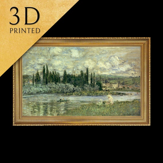 View Of Vetheuil, Monet-Inspired Art Print