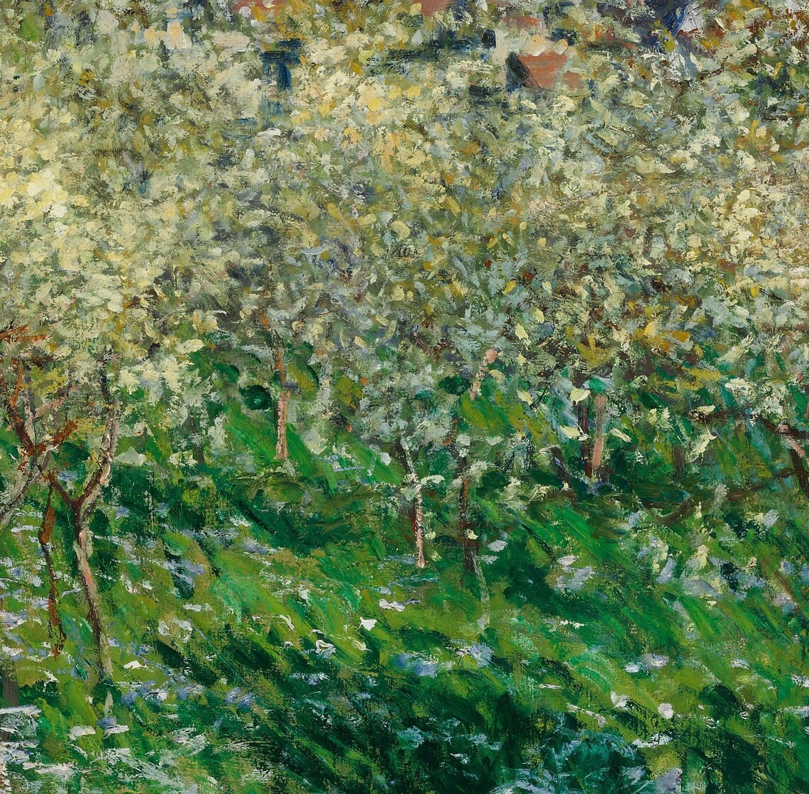 Flowering Plum Trees By Cloude Monet 3d Printed With Texture And Brush Strokes Looks Like Original Oil Painting - Image 2
