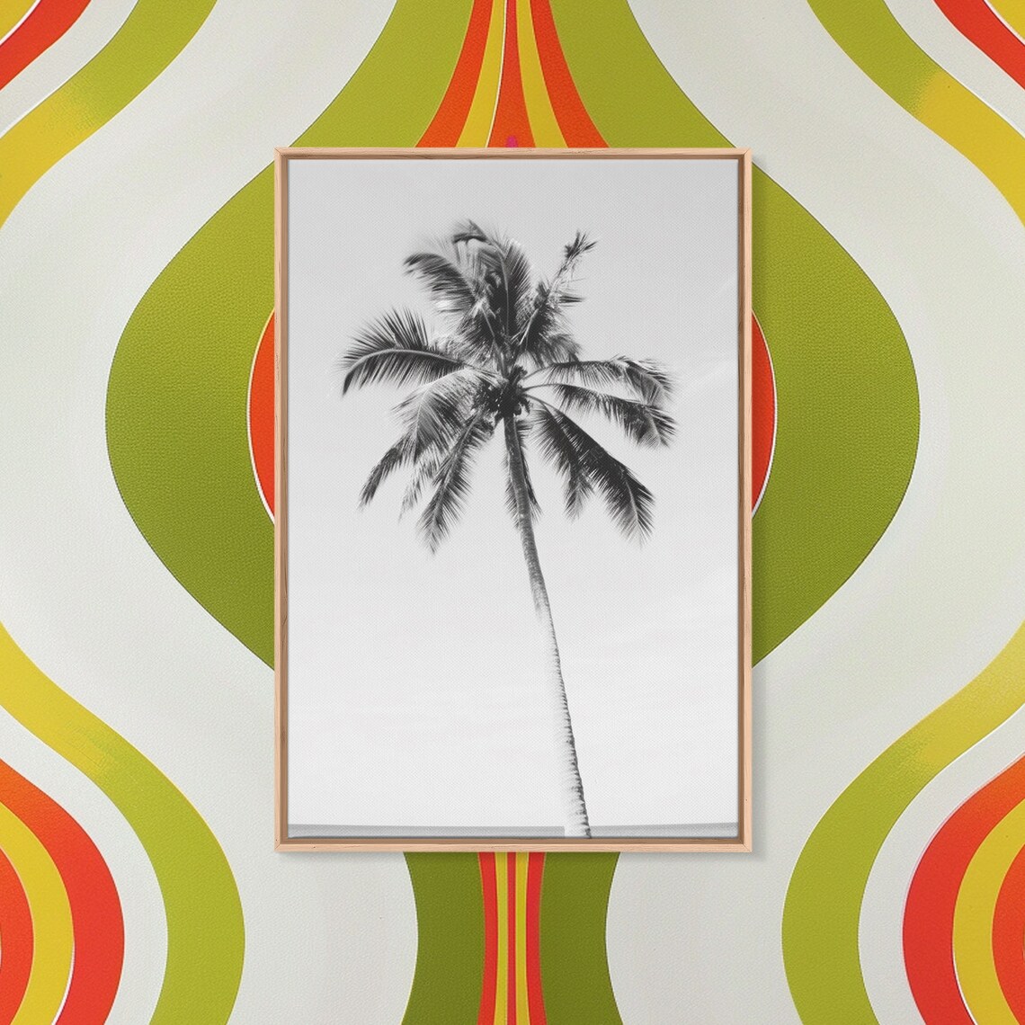Palm Tree Minimalist Art Print, Black And White - Image 5