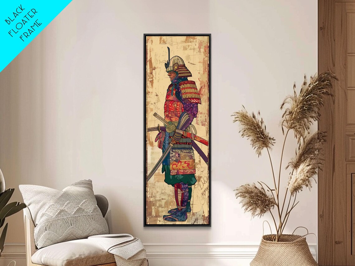 Samurai Warrior Ukiyo-E Japanese Armor Art Print - Image 5