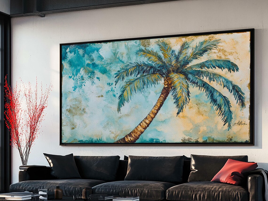 Vintage Palm Tree Florida Coastal Poster Print - Image 6