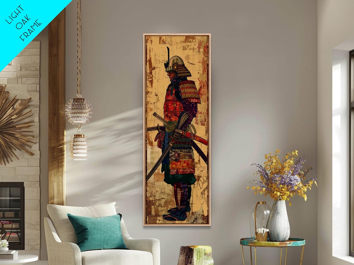 Samurai Warrior Ukiyo-E Japanese Armor Art Print - Image 4