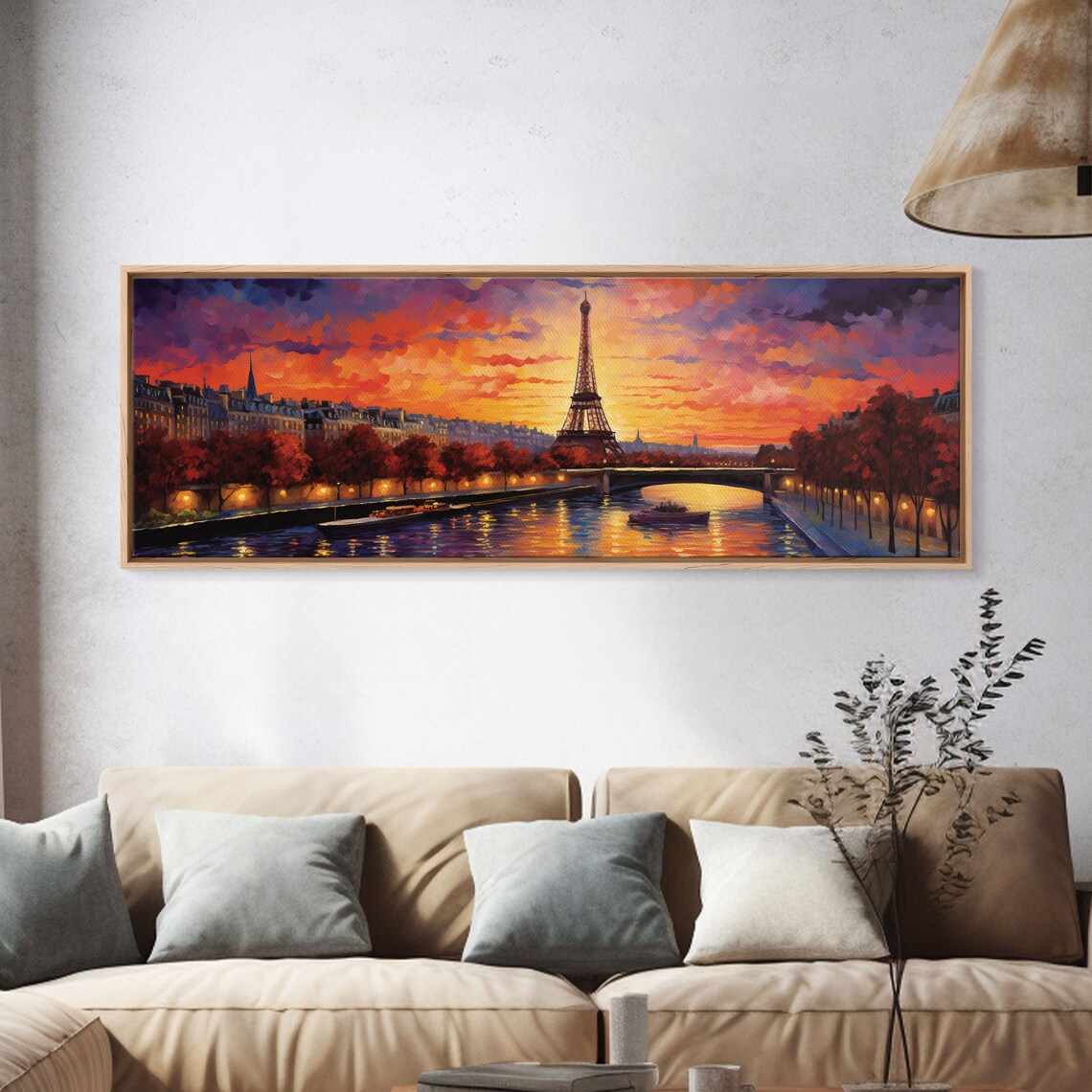 Van Gogh-Inspired Eiffel Tower Art Print, Paris - Image 4