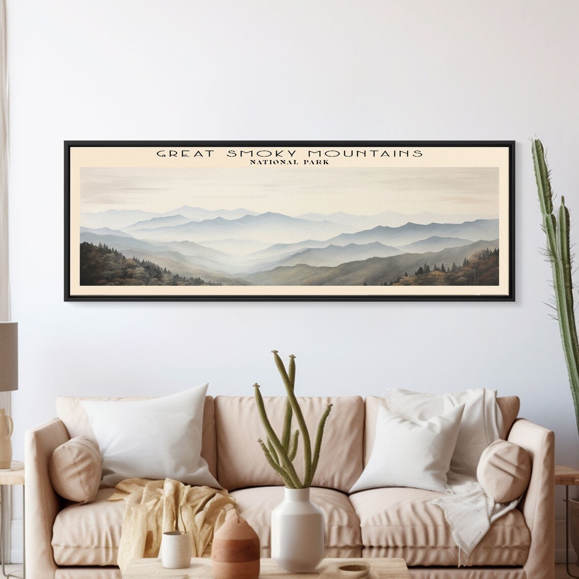 Great Smoky Mountains National Park Panoramic Travel Poster - Image 4
