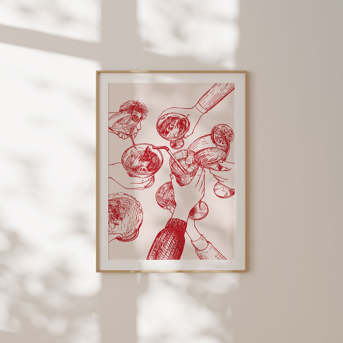 Retro Cheers Bar Wall Art, Happy Hour Print - Image 2