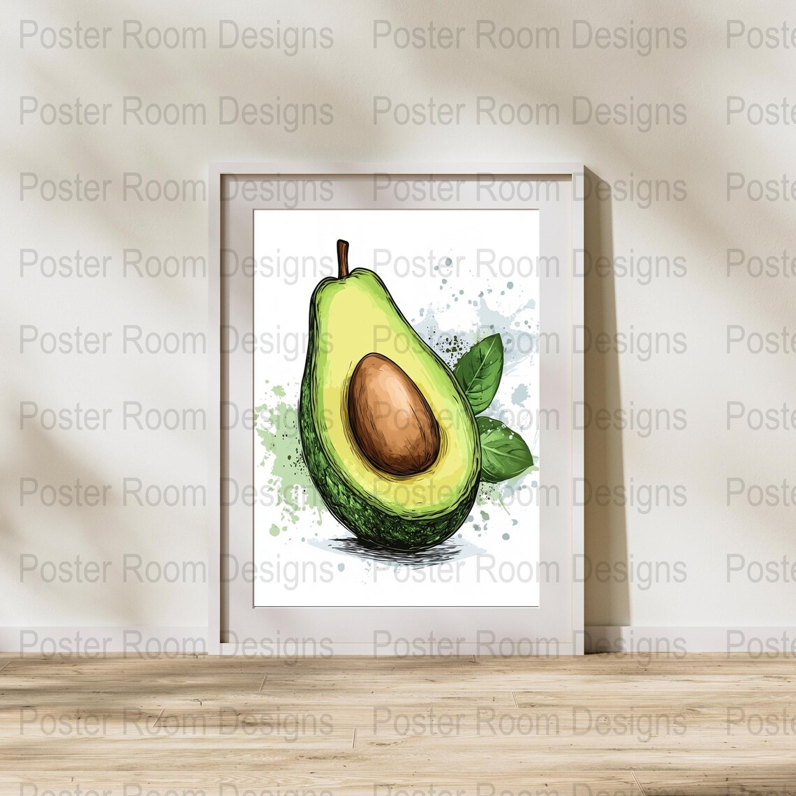 Avocado Art Print Kitchen Wall Decor Avocado Illustration Healthy Lifestyle Art Modern Kitchen Art Foodie Gift - Image 2