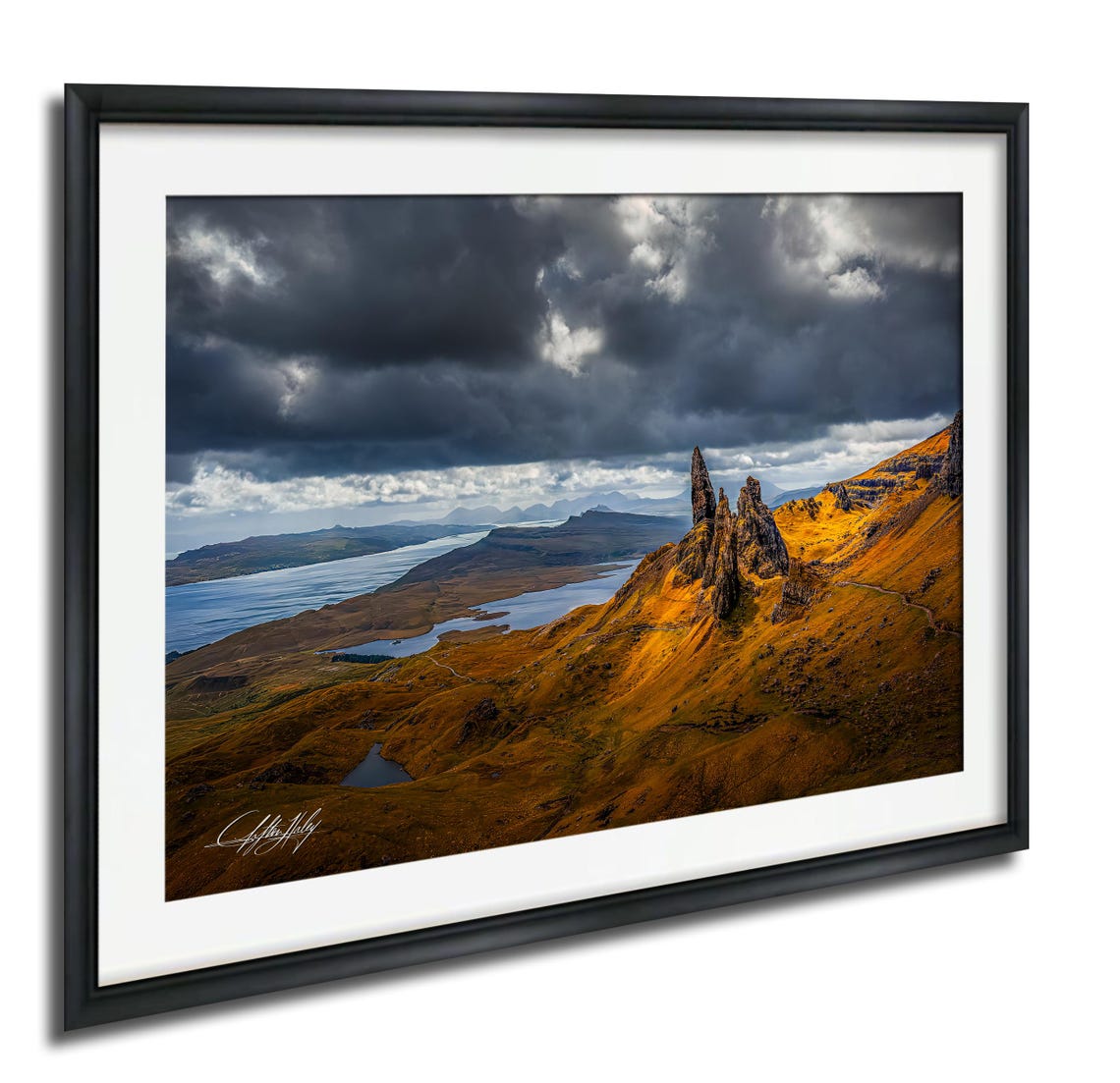 Old Man Of Storr Isle Of Skye Scotland Dramatic Landscape Photo Poster