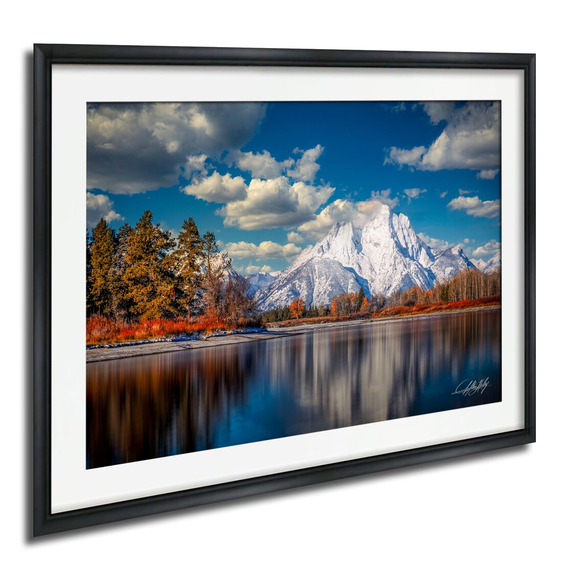 Grand Teton Oxbow Bend Sunrise Landscape Art Print