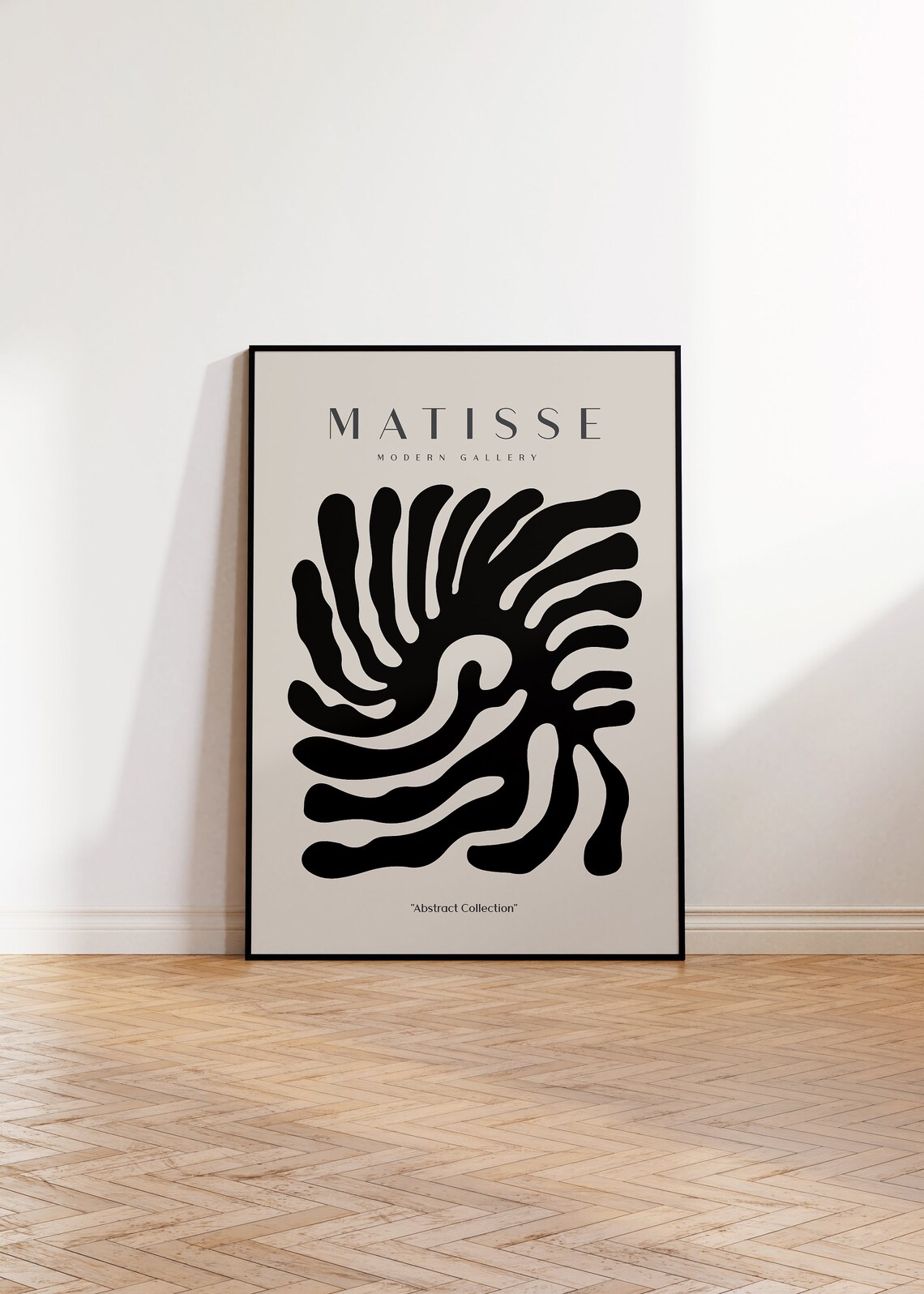 Henri Matisse Neutral Wall Art, Beige and Black Art Print
