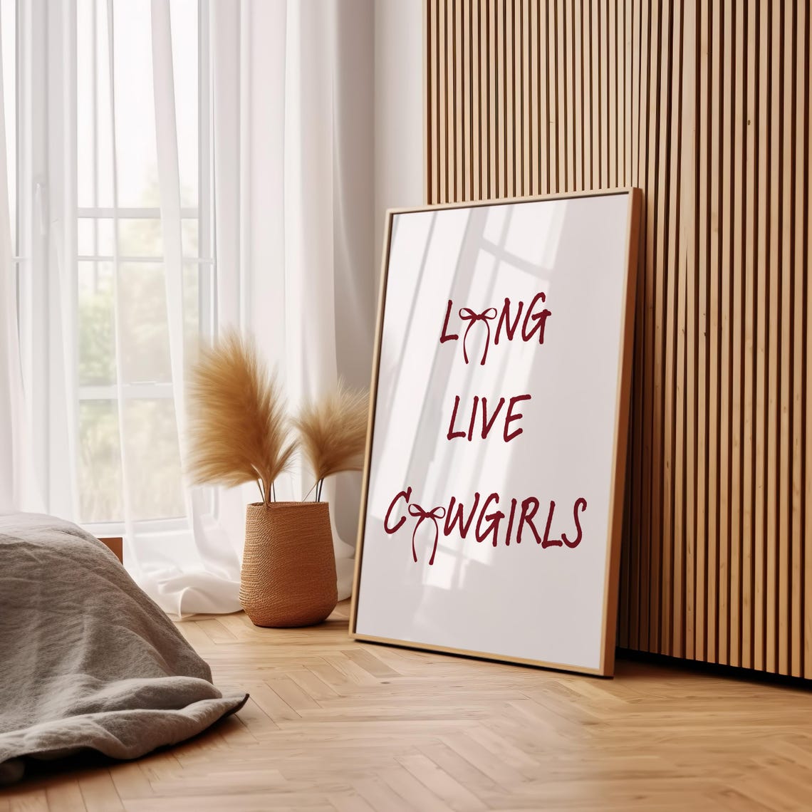 Long Live Cowgirls Print Modern Cowgirl Wall Art Western Print Trendy Coquette Wall Art Girly Aesthetic Print College Dorm Decor - Image 3
