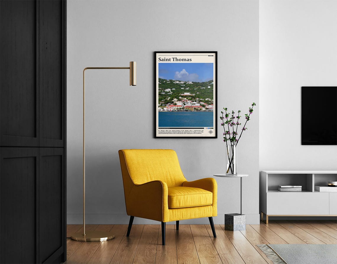 Travel Photography Saint Thomas Print Saint Thomas Wall Art Saint Thomas Poster Saint Thomas Photo Caribbean Saint Thomas Decor - Image 2