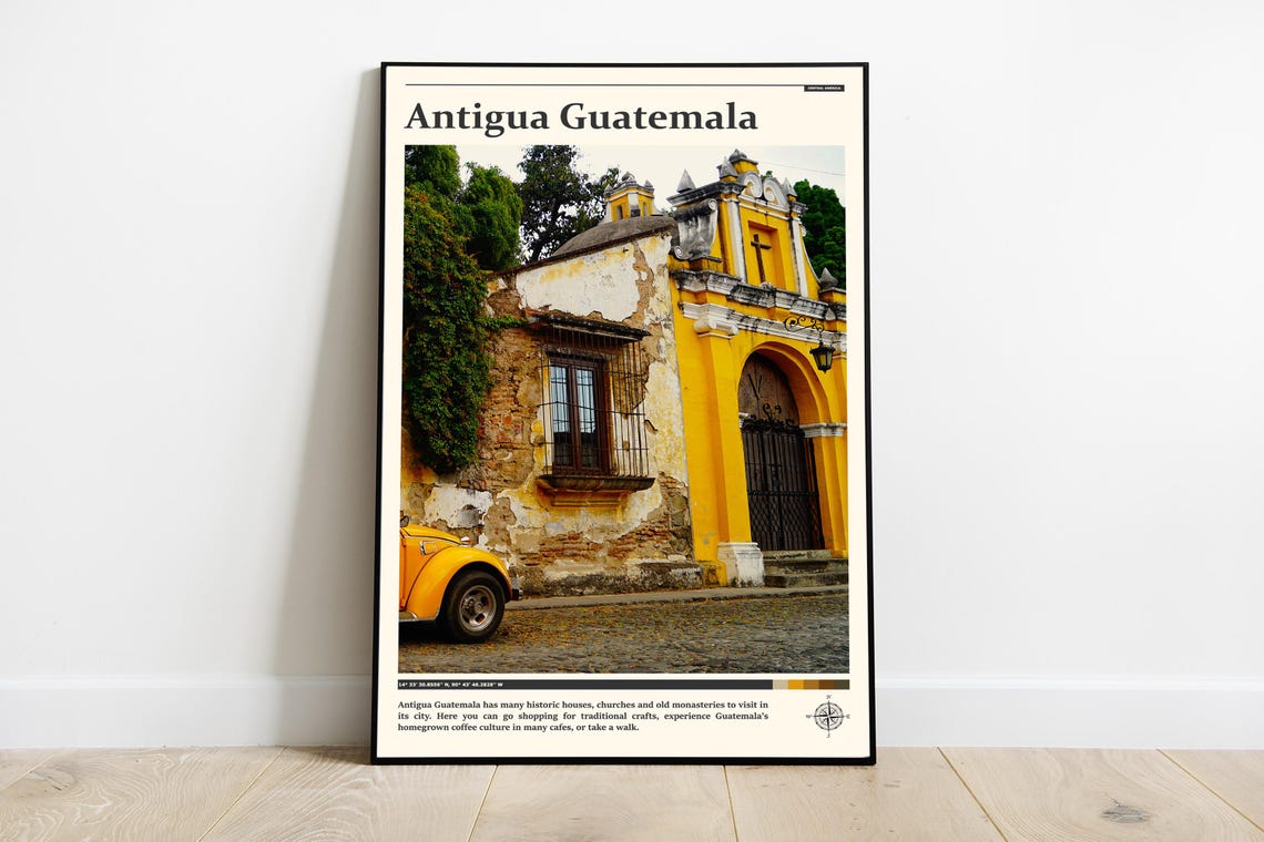 Travel Photography Antigua Guatemala Print Antigua Guatemala Wall Art Antigua Guatemala Poster Antigua Guatemala Photo