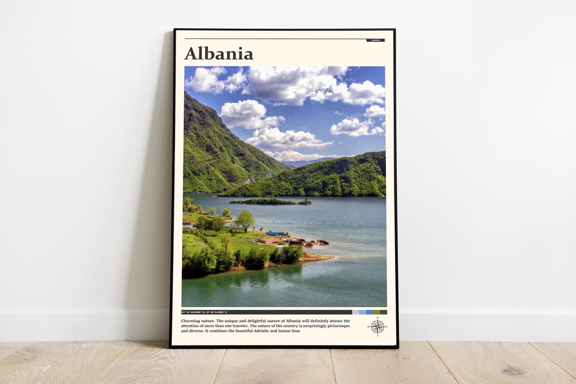 Travel Photography Albania Print Albania Wall Art Albania Poster Albania Photo Albania Poster Print Albania Wall Decor Europe