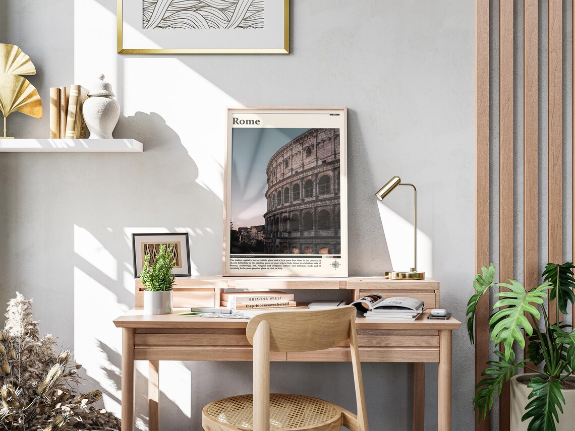 Rome Italy Colosseum At Dusk Ancient Amphitheater Travel Poster - Image 4