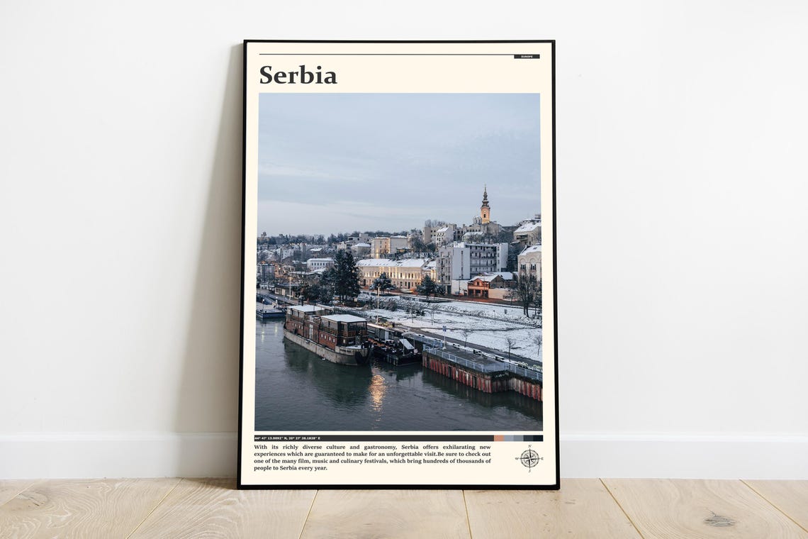 Travel Photography Serbia Print Serbia Wall Art Serbia Poster Serbia Photo Serbia Poster Print Serbia Wall Decor Belgrade