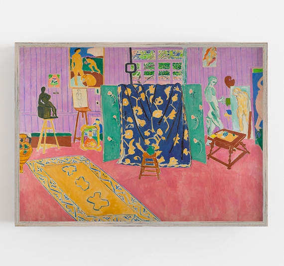 Matisse Pink Studio Vintage Wall Art Poster Print