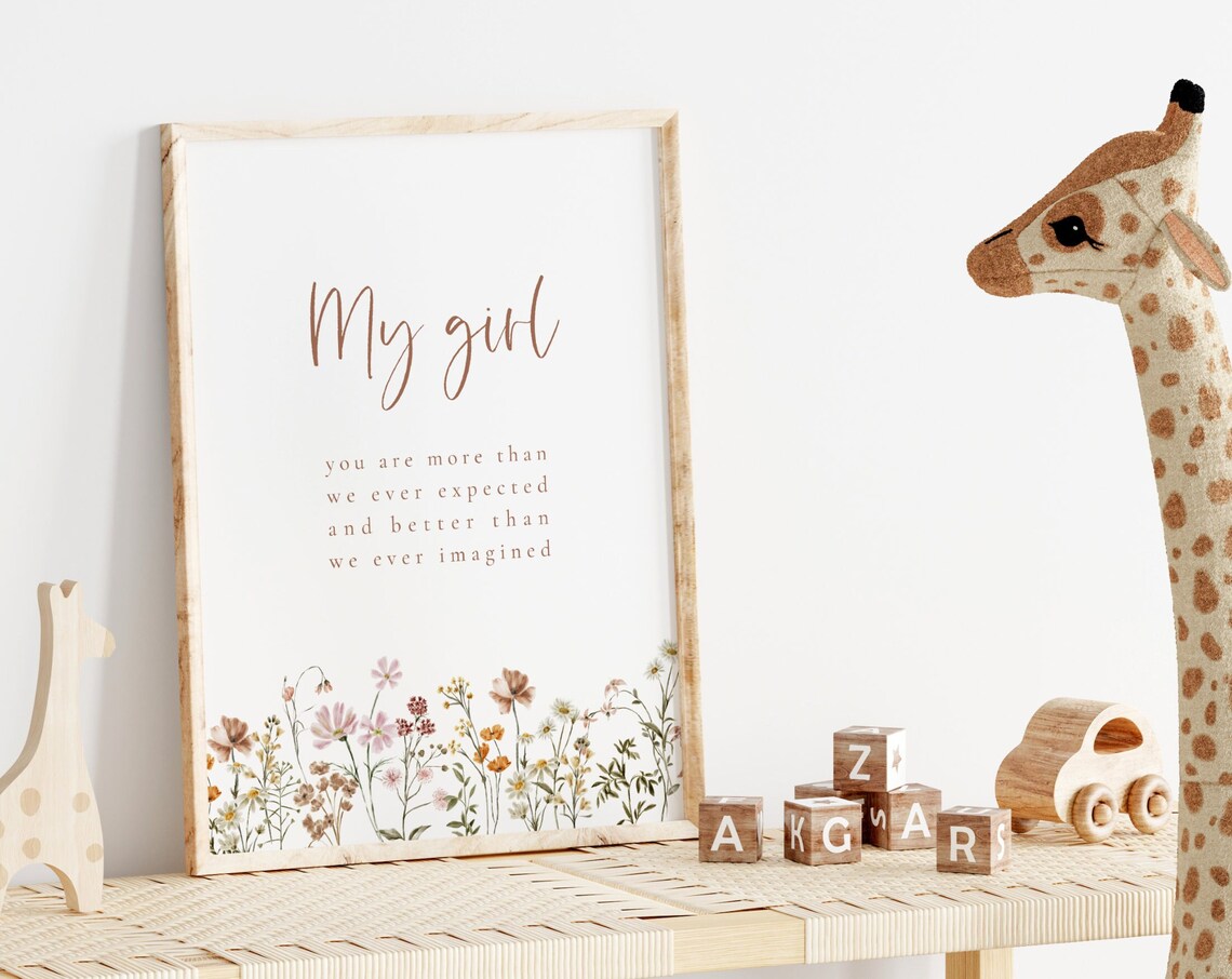 You Are More Nursery Wall Art, Boho Art Print
