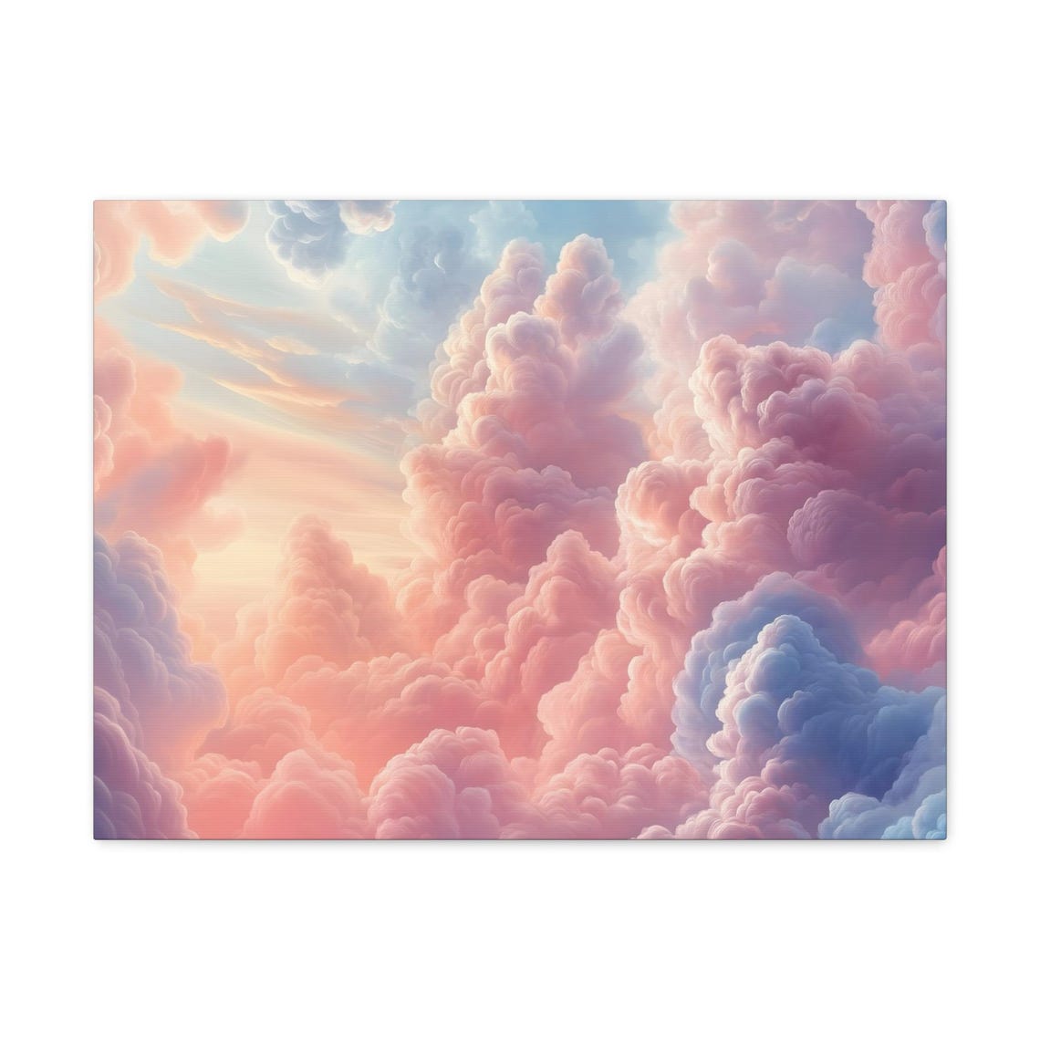 Soft Pastel Cloud Dream Fluffy Pink Sky Cotton Candy Clouds Poster - Image 3