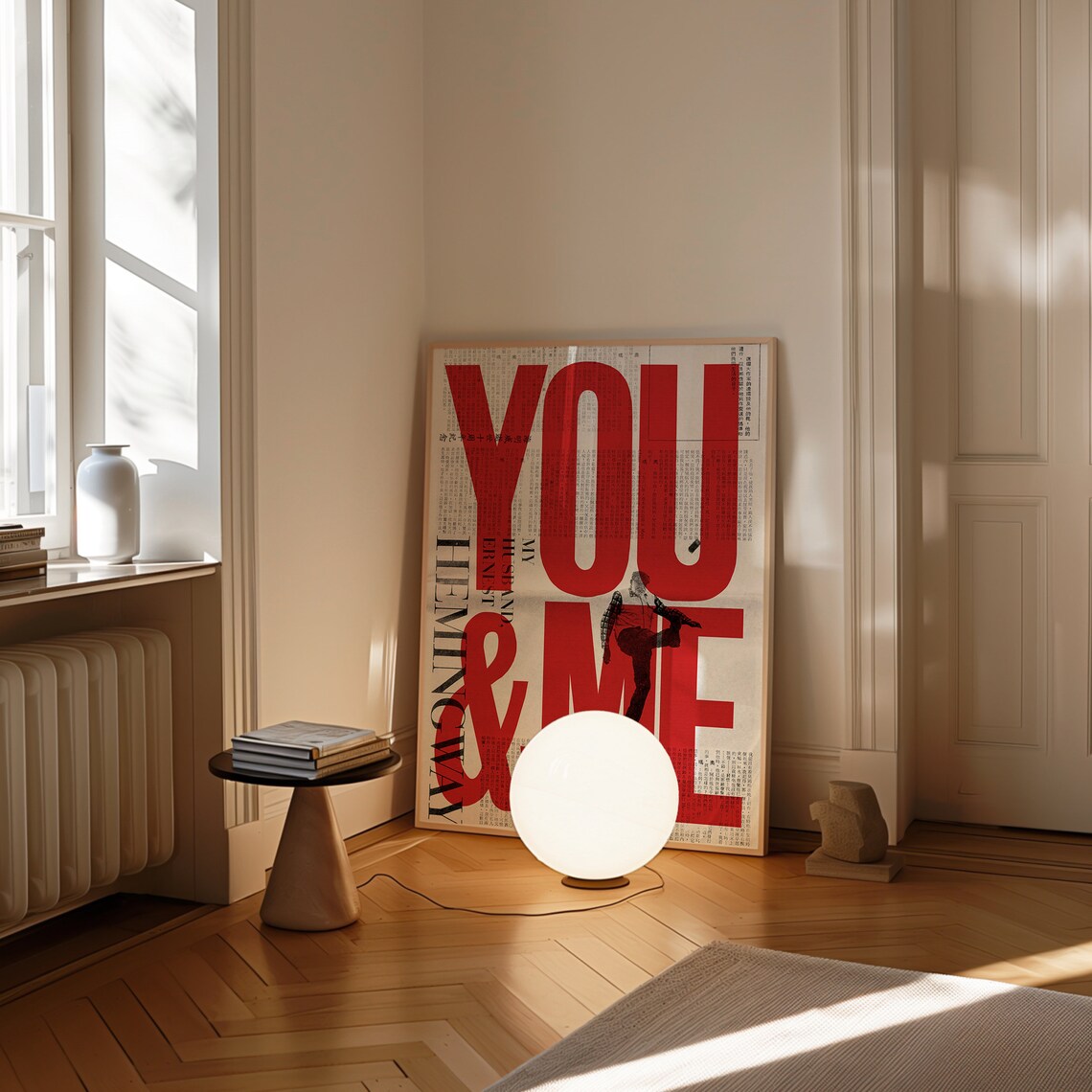 New York Times 70s Retro Typography Love Poster - Image 3