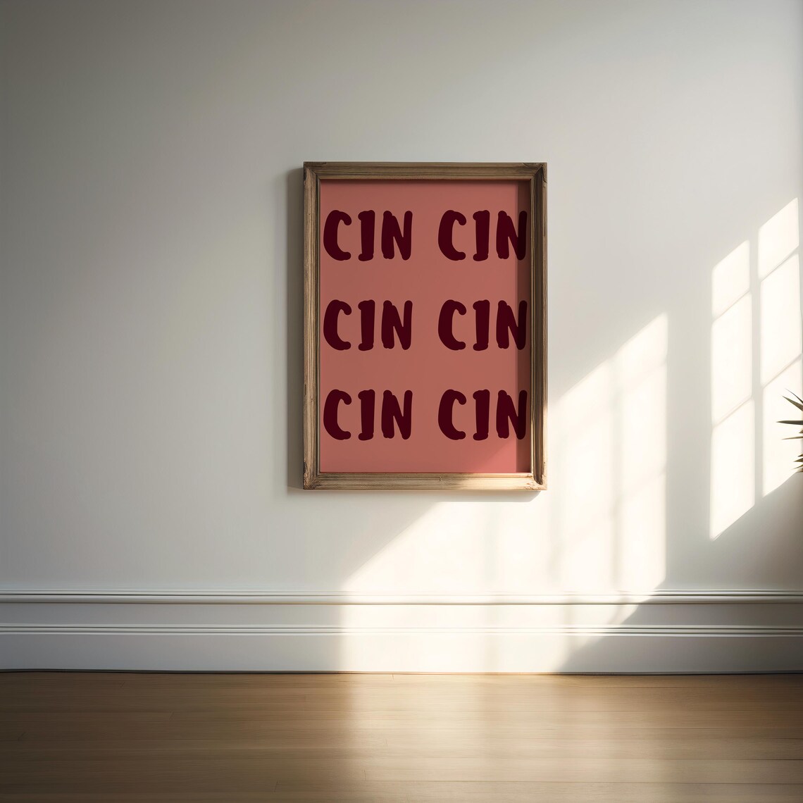 Cin Cin Print - Wine Toast Poster - Image 3
