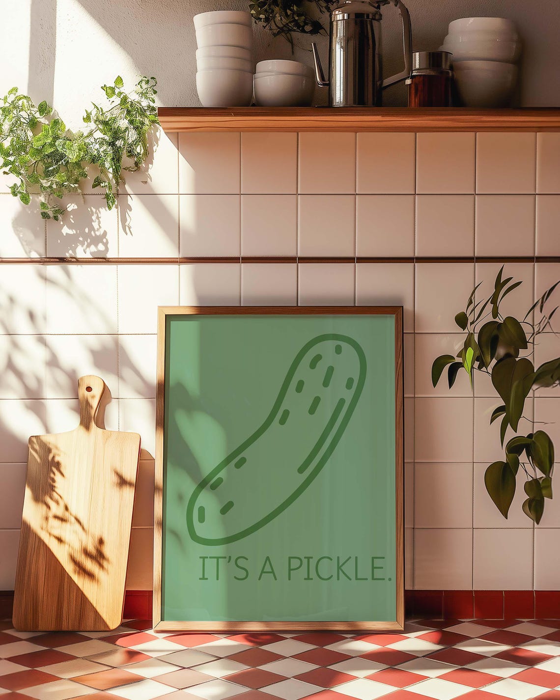 Pickle Poster, Funny Kitchen Wall Art - Image 4