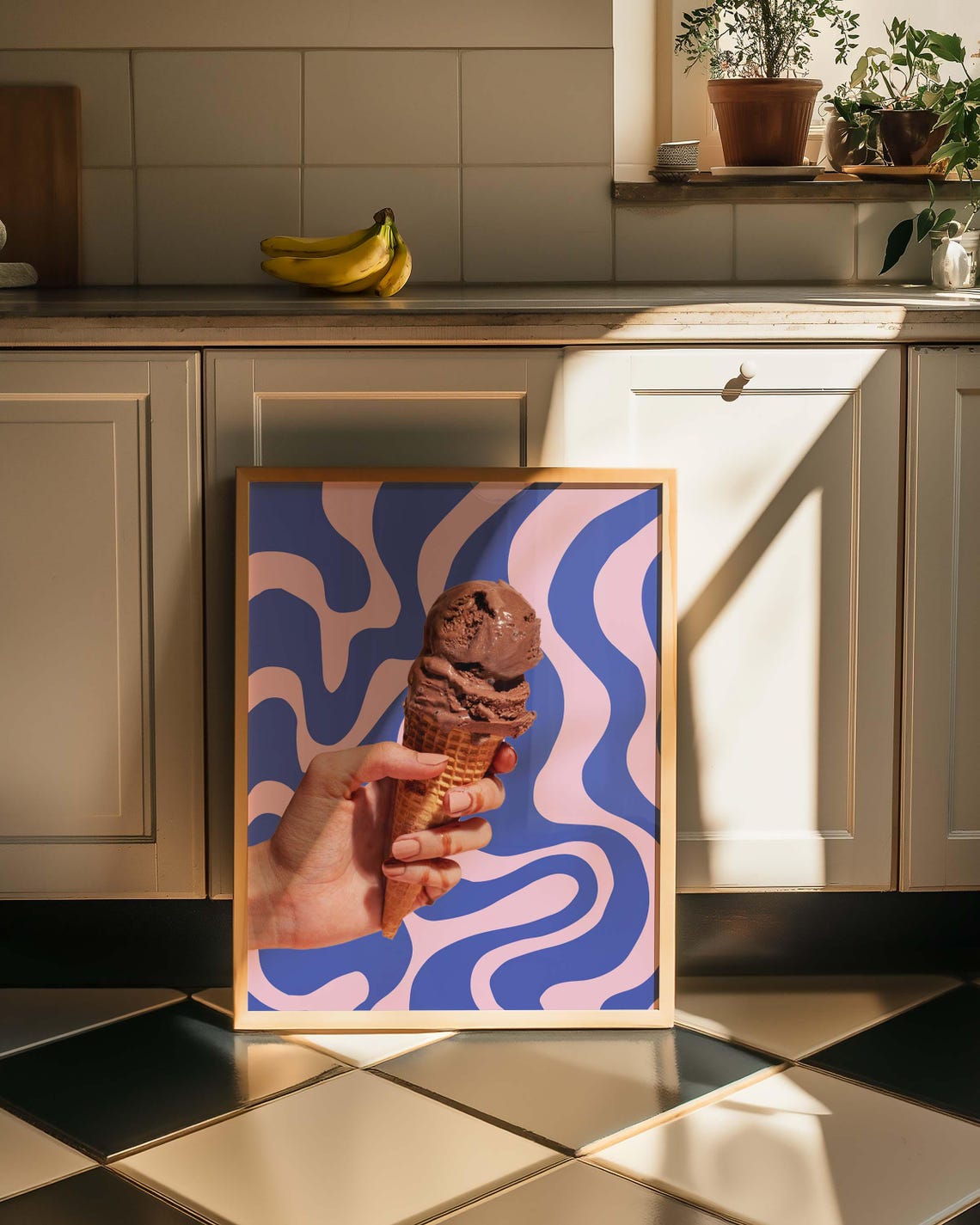Ice Cream Lover Poster, Chocolate Dessert Fun - Image 4