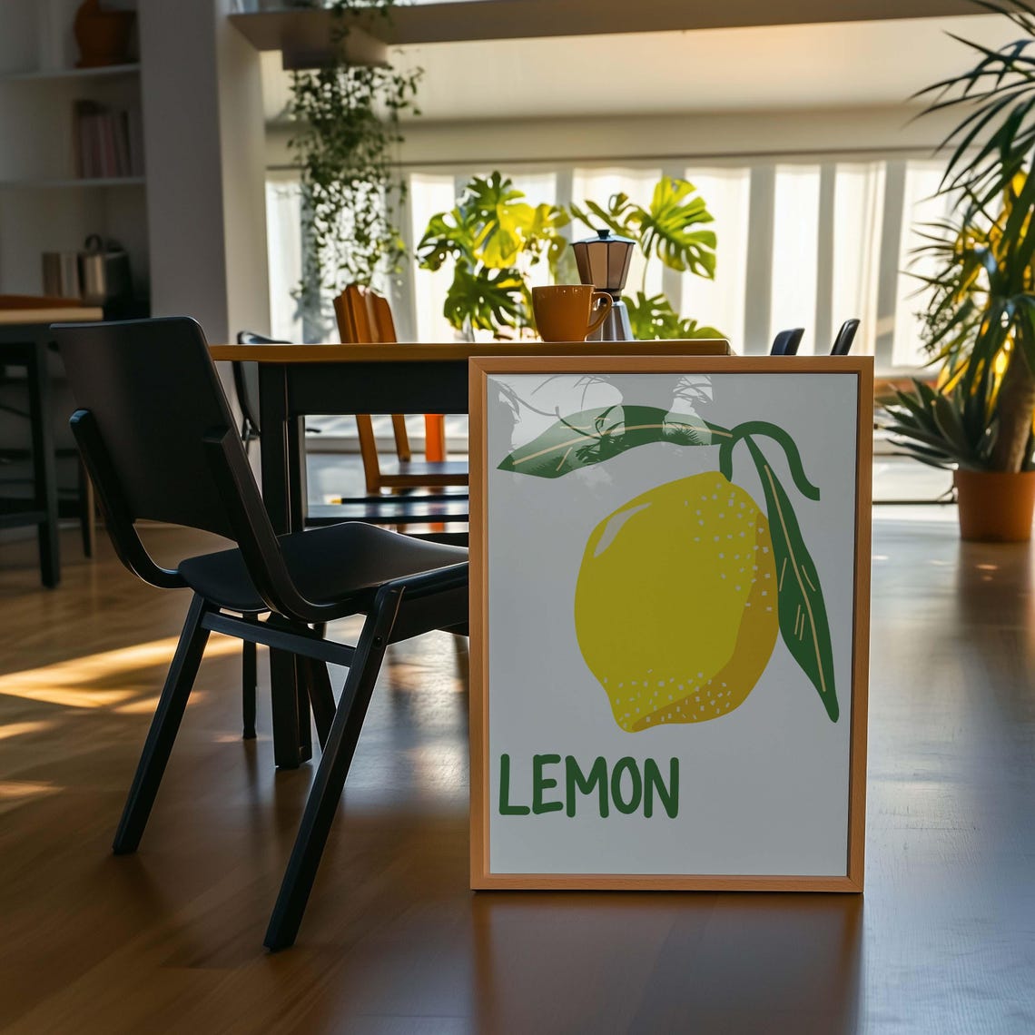 Lemon Kitchen Vintage Poster, Citrus Fruit Print - Image 3