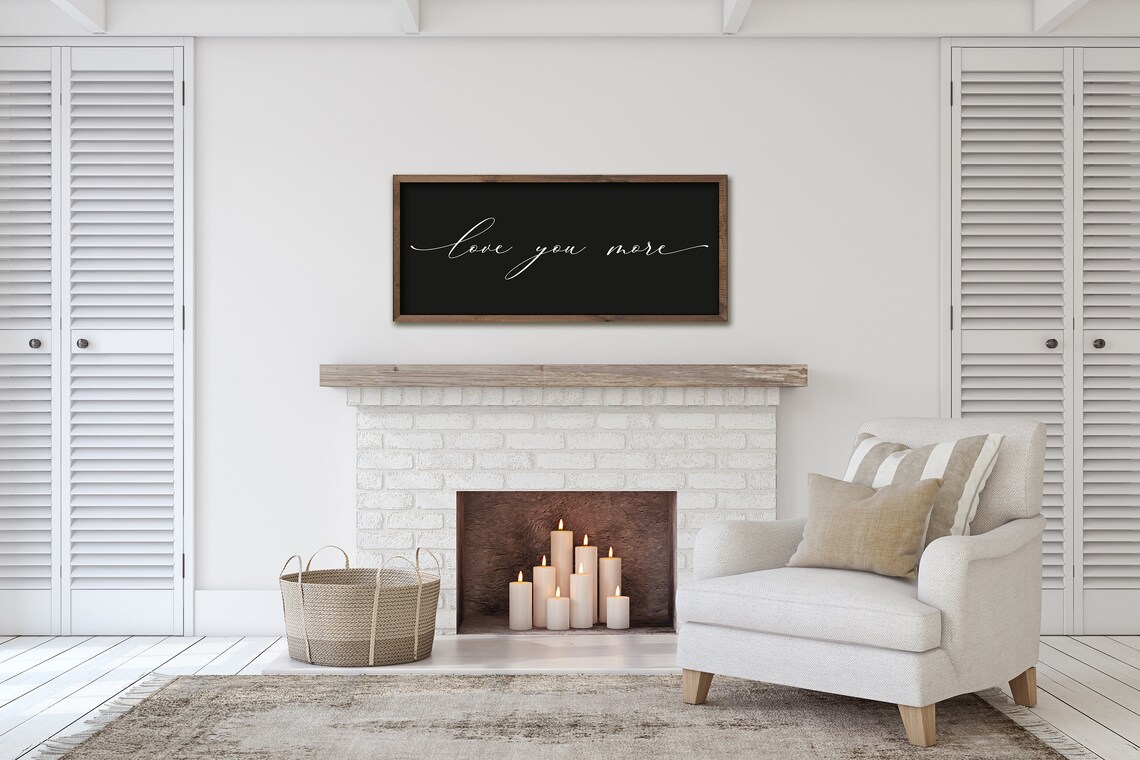 I Love You More Master Bedroom Sign Wall Art Print - Image 5