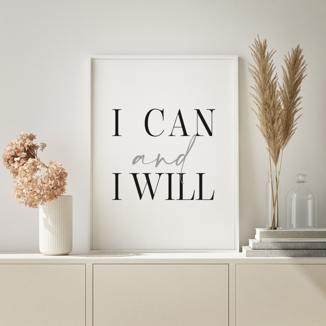 I Can And I Will Sign, Modern Farmhouse Decor - Image 4