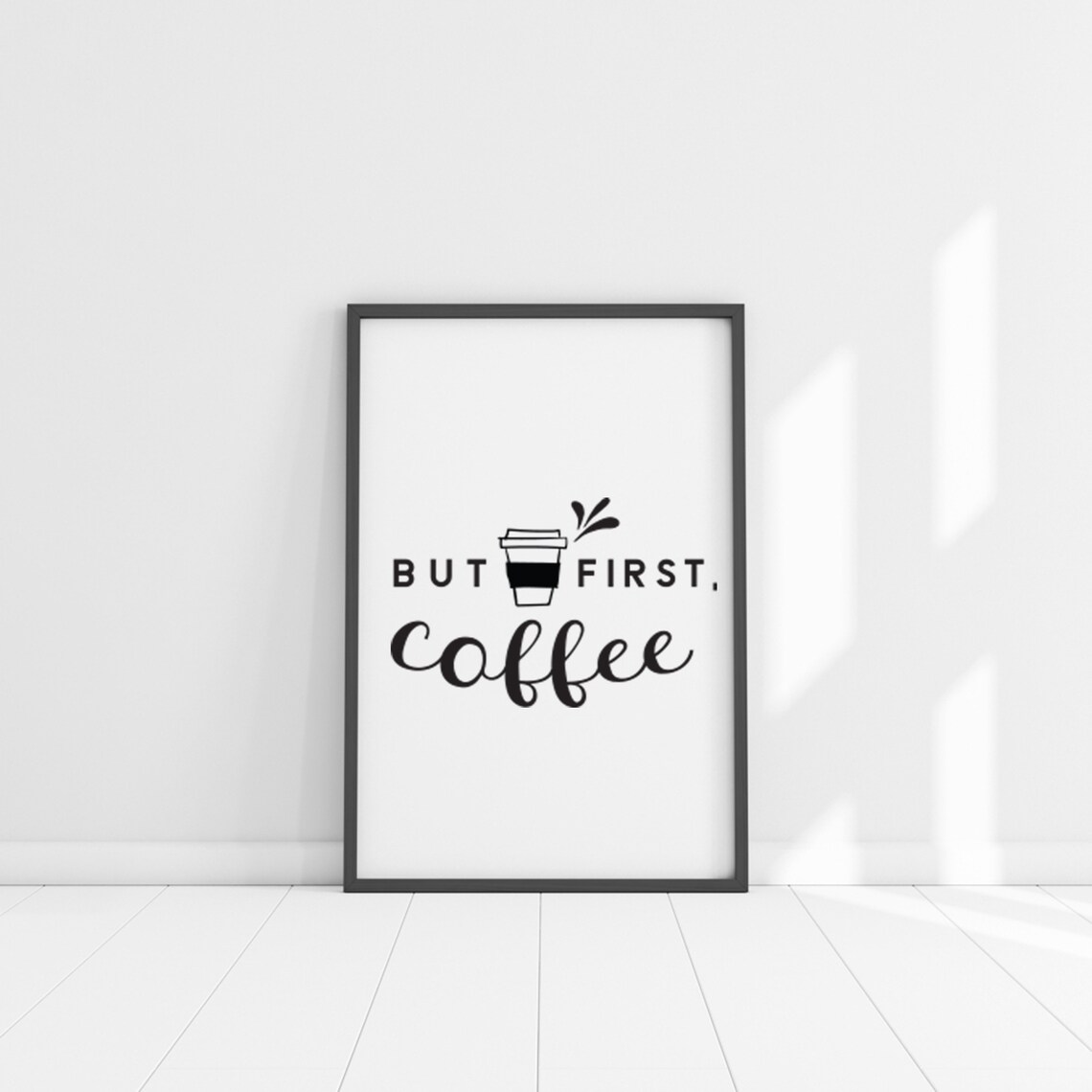 But First Coffee Wooden Sign Farmhouse Sign Farmhouse Style Farmhouse Decor Kitchen Sign Coffee Bar Sign Fixer Upper Style - Image 4