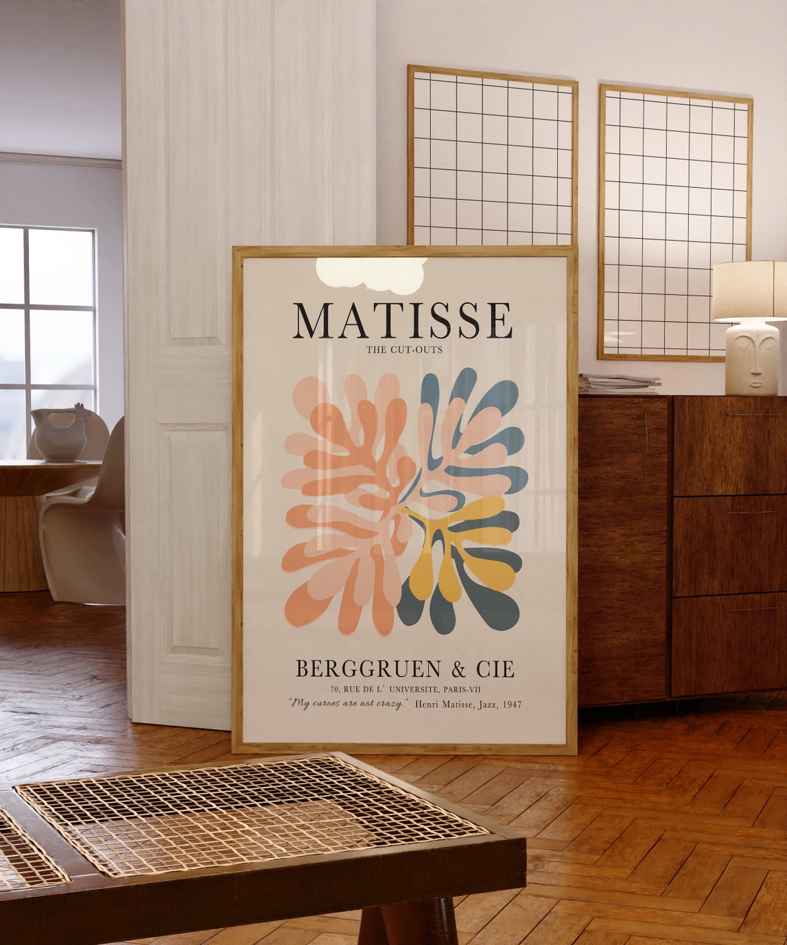 Matisse The Cut Outs Berggruen Paris Gallery Pastel Art Poster - Image 5