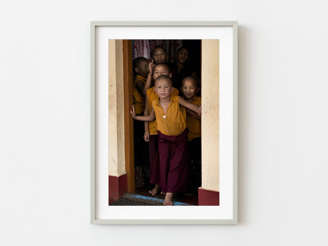 Young Buddhist Monks Wall Art